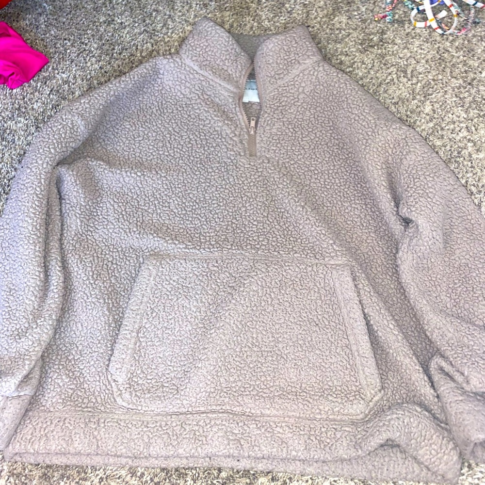 fuzzy long sleeve